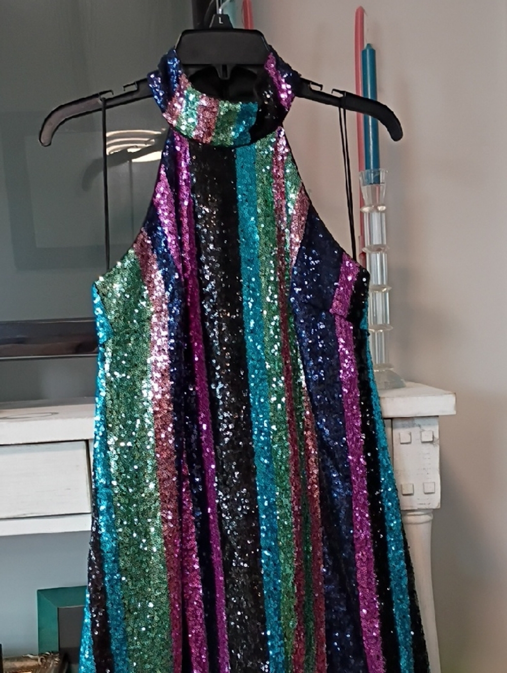 EUC Badgley Mischka Heather Cocktail Mini Dress SZ 2